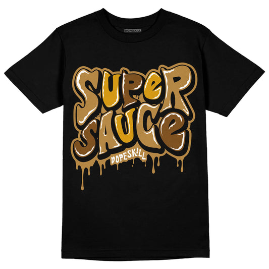 Jordan 13 Wheat 2023 DopeSkill T-Shirt Super Sauce Graphic Streetwear - Black