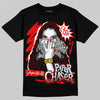 Jordan 11 Retro Cherry DopeSkill T-Shirt NPC Graphic Streetwear - Black