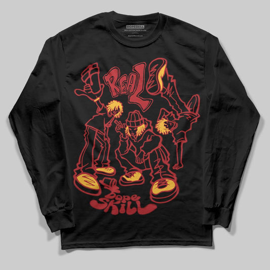 Jordan 14 Golf “Last Shot” DopeSkill Long Sleeve T-Shirt Real Y2K Players Graphic Streetwear - black