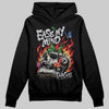 Grey Sneakers DopeSkill Hoodie Sweatshirt Ease My Mind Graphic Streetwear - Black