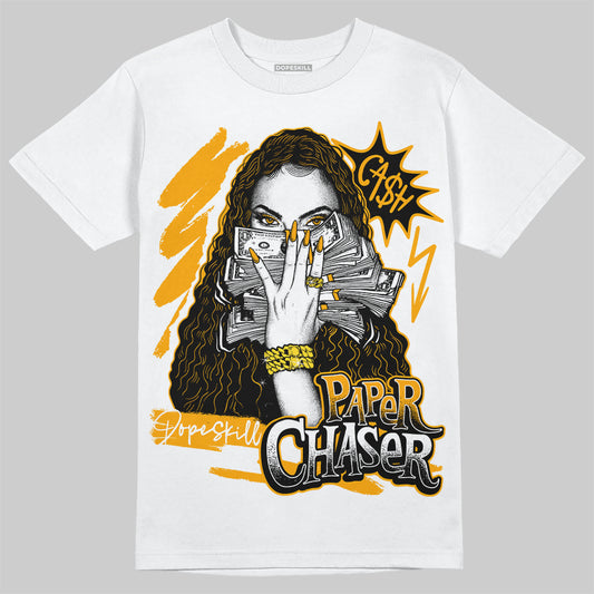 Jordan 12 Retro Black Taxi DopeSkill T-Shirt NPC Graphic Streetwear - White