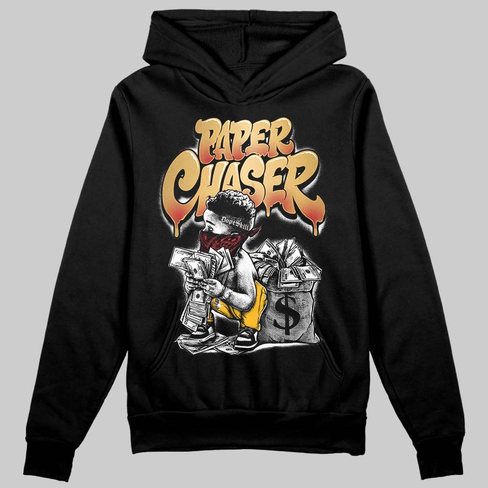 Jordan 12 Retro 'Taxi' 2025 DopeSkill Hoodie Sweatshirt Paper Chaser Boy Graphic Streetwear - Black