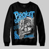 Royal Blue Sneakers DopeSkill Sweatshirt Pocket Change Graphic Streetwear - Black