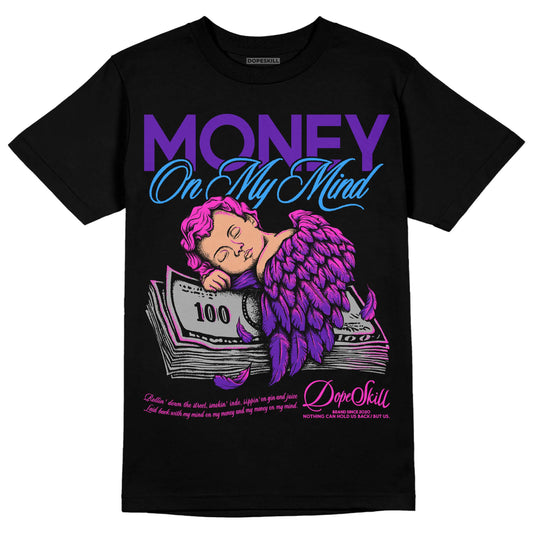 Jordan 13 Court Purple DopeSkill T-Shirt MOMM Graphic Streetwear - Black