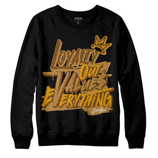 Jordan 13 Wheat 2023 DopeSkill Sweatshirt LOVE Graphic Streetwear - Black