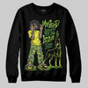 Neon Green Sneakers DopeSkill Sweatshirt My Grind Won't Let Me Lose Graphic Streetwear - Black