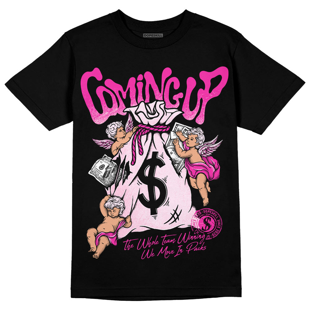 Dunk Low GS 'Triple Pink' DopeSkill T-Shirt Money Bag Coming Up Graphic Streetwear - Black