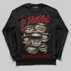 Nigel Sylvester x Air Jordan 4 ‘Brick by Brick’ DopeSkill Long Sleeve T-Shirt The Mouth With No Droughts Graphic Streetwear - Black