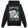 Jordan 3 "Green Glow" DopeSkill Hoodie Sweatshirt Sorry I've Been Trappin Graphic Streetwear - Black