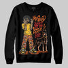 Orange, Black and White Sneakers DopeSkill Sweatshirt My Grind Won't Let Me Lose Graphic Streetwear - Black