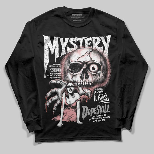 Harris Tweed x Wmns Dunk Low 'Black Phantom' DopeSkill Long Sleeve T-Shirt Mystery Ghostly Grasp Graphic Streetwear - Black