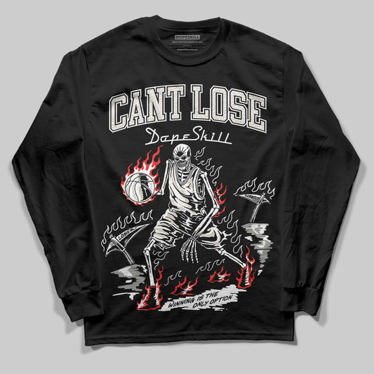 Jordan 3 Retro Pure Money DopeSkill Long Sleeve T-Shirt Cant Lose Graphic Streetwear - Black
