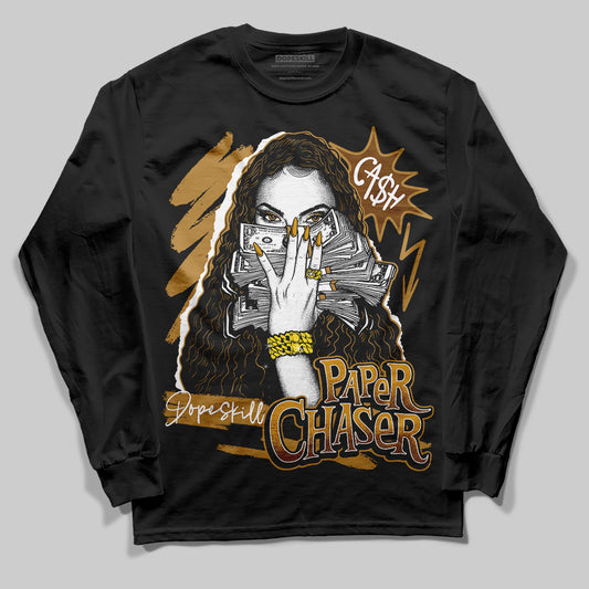 Jordan 13 Wheat 2023 DopeSkill Long Sleeve T-Shirt NPC Graphic Streetwear - Black