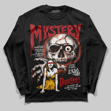 Nigel Sylvester x Air Jordan 4 ‘Brick by Brick’ DopeSkill Long Sleeve T-Shirt Mystery Ghostly Grasp Graphic Streetwear - Black