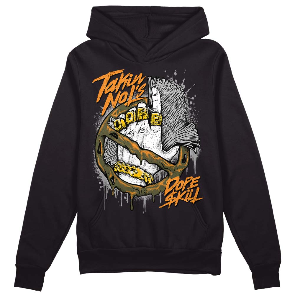 Jordan 5 "Olive" DopeSkill Hoodie Sweatshirt Takin No L's Graphic Streetwear - Black
