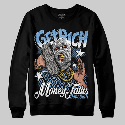 Jordan 12 Retro 'Melo' DopeSkill Sweatshirt Get Rich Graphic Streetwear - Black