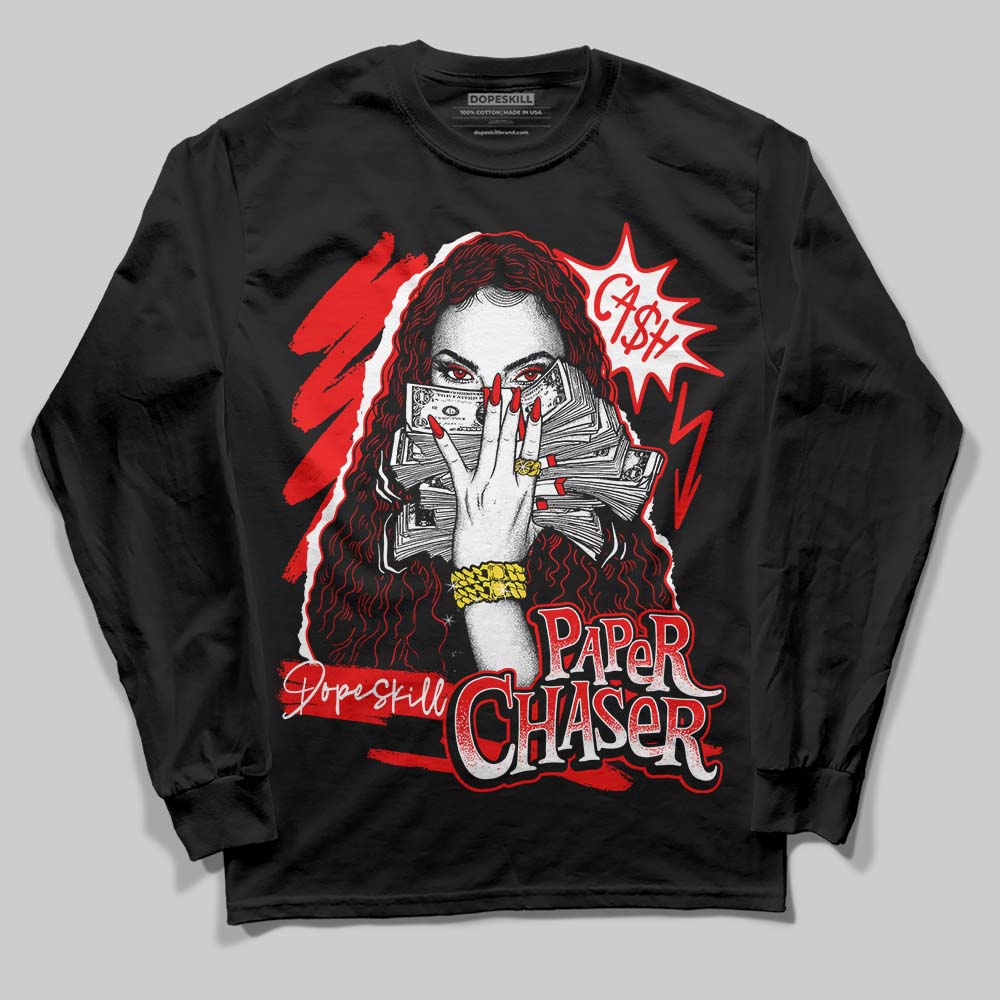 Jordan 12 “Cherry” DopeSkill Long Sleeve T-Shirt NPC Graphic Streetwear - Black