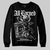 Grey Sneakers DopeSkill Sweatshirt All Earned Graphic Streetwear - Black