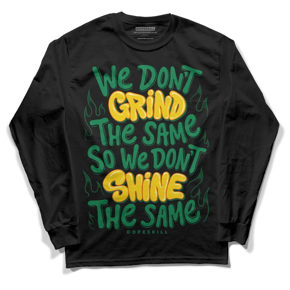 Green Sneakers DopeSkill Long Sleeve T-Shirt Grind Shine Graphic Streetwear - Black