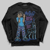 Royal Blue Sneakers DopeSkill Long Sleeve T-Shirt My Grind Won't Let Me Lose Graphic Streetwear - Black