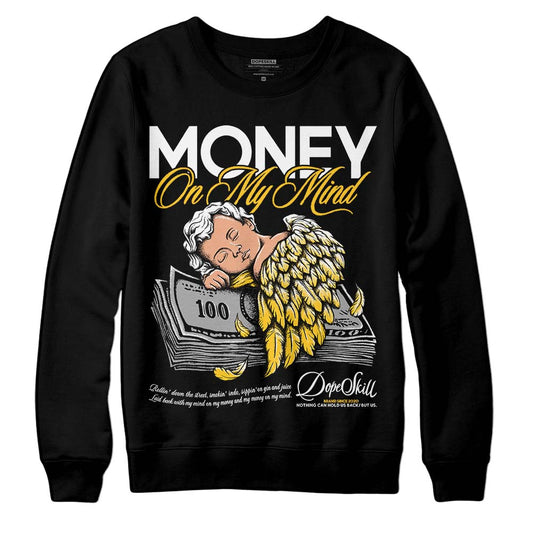 Jordan 4 Retro “Vivid Sulfur” DopeSkill Sweatshirt MOMM Graphic Streetwear - Black