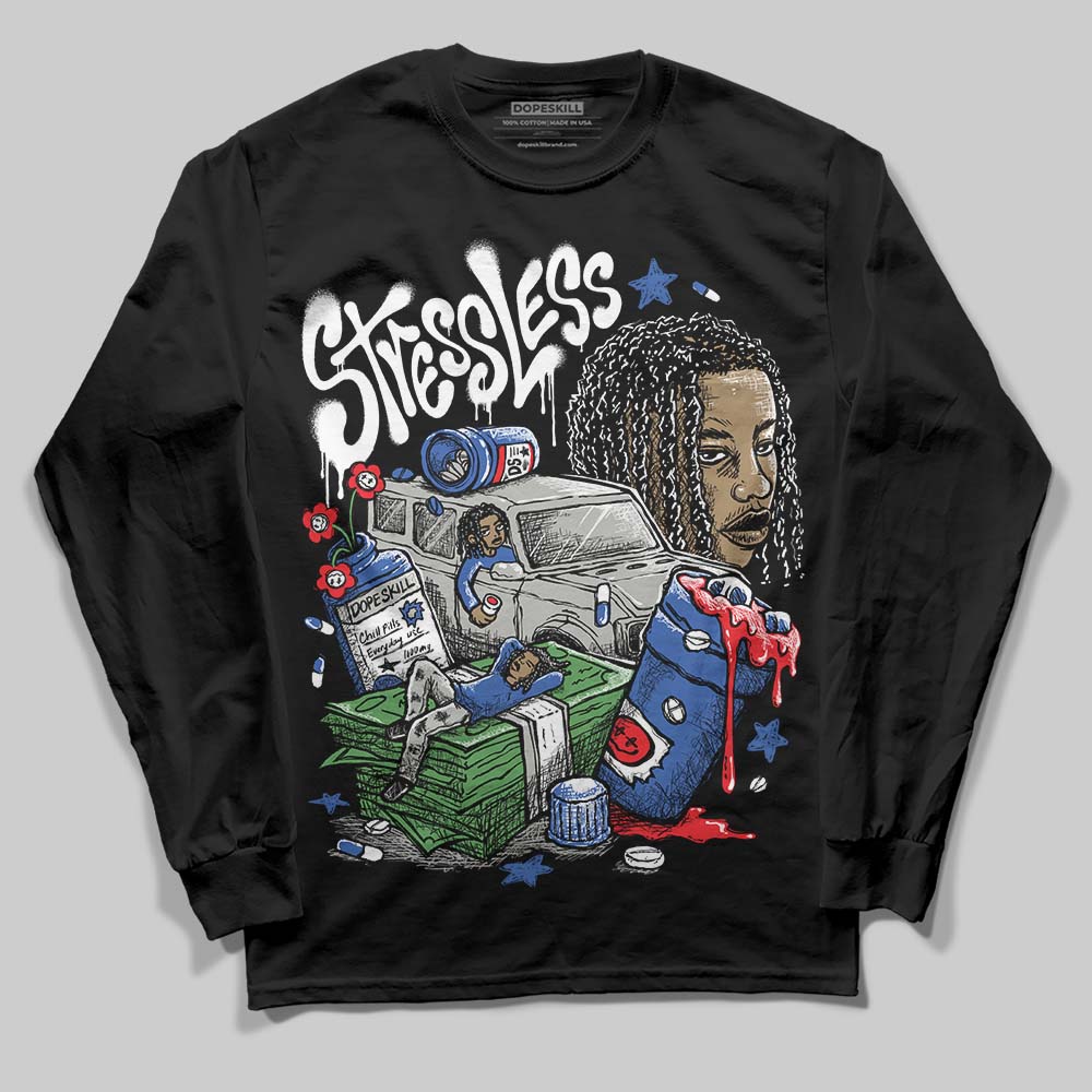 Jordan 3 “Lucky Shorts” DopeSkill Long Sleeve T-Shirt Stressless Graphic Streetwear - Black
