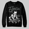 Jordan 9 Cool Grey DopeSkill Sweatshirt Flexin' Graphic Streetwear - Black
