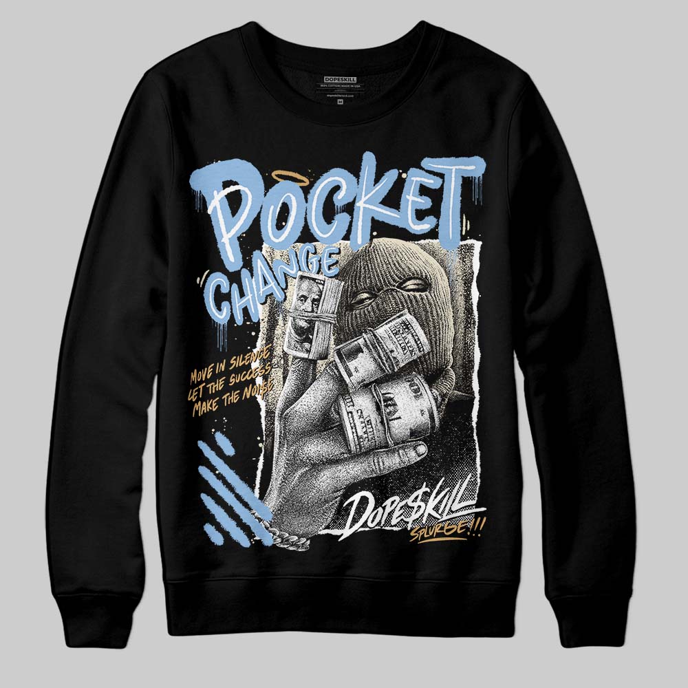 Nike Air Diamond Turf Must Be the Money DopeSkill Sweatshirt Pocket Change Graphic Streetwear - Black