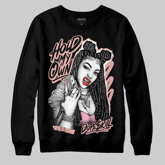 Jordan 1 Low OG “Rust Pink” DopeSkill Sweatshirt New H.M.O Graphic Streetwear - Black