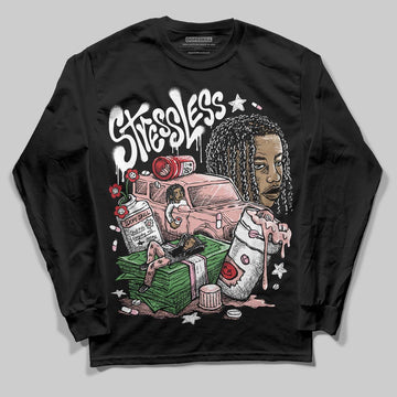 Jordan 1 Low OG “Rust Pink” DopeSkill Long Sleeve T-Shirt Stressless Graphic Streetwear - Black