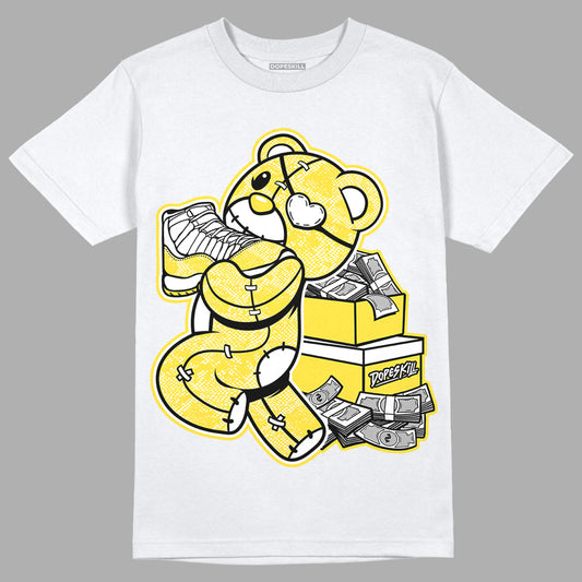 Jordan 11 Low 'Yellow Snakeskin' DopeSkill T-Shirt Bear Steals Sneaker Graphic Streetwear - White