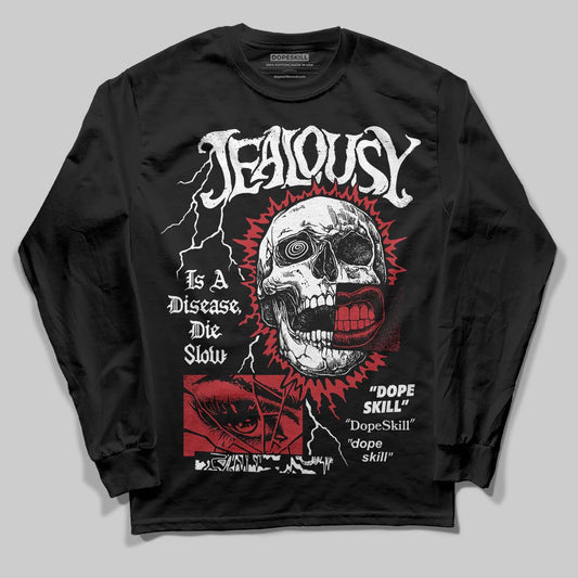 Jordan 14 Golf “Last Shot” DopeSkill Long Sleeve T-Shirt Jealousy Graphic Streetwear - Black