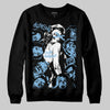 University Blue Sneakers DopeSkill Sweatshirt Built Different Graphic Streetwear - Black