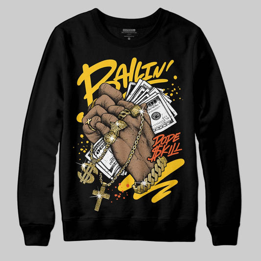 Yellow Sneakers DopeSkill Sweatshirt Always Ballin' Graphic Streetwear - black