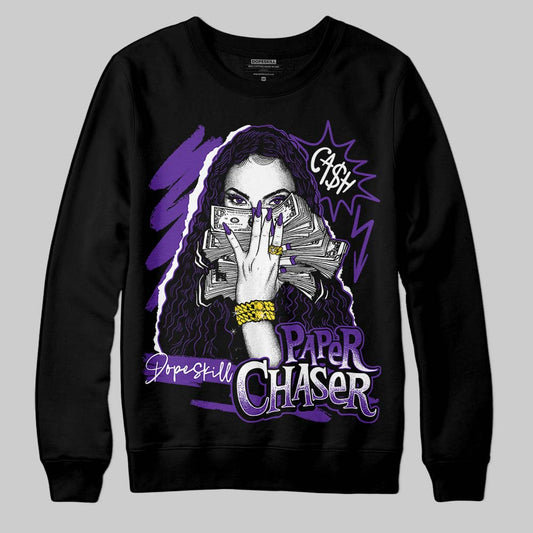 Jordan 13 Court Purple DopeSkill Sweatshirt NPC Graphic Streetwear - Black