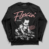 Harris Tweed x Wmns Dunk Low 'Black Phantom' DopeSkill Long Sleeve T-Shirt Flexin' Graphic Streetwear - Black