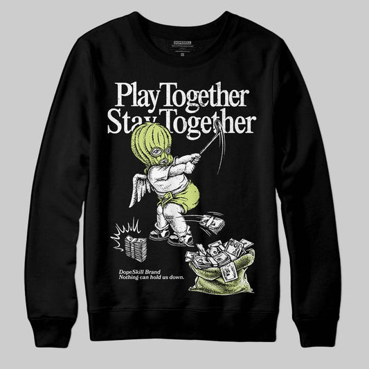 Jordan 11 “Inner Beast” DopeSkill Sweatshirt Play together, Stay together Graphic Streetwear - black