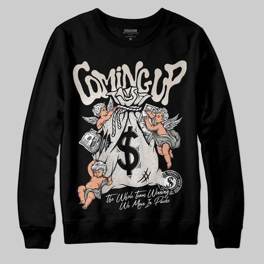 Jordan 3 Retro Pure Money DopeSkill Sweatshirt Money Bag Coming Up Graphic Streetwear - Black