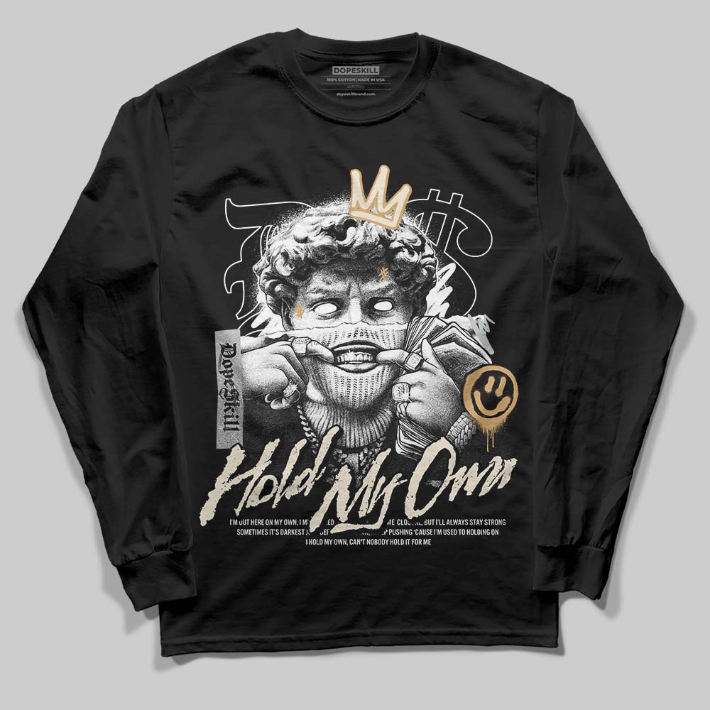 Jordan 5 Retro Reverse Metallic DopeSkill Long Sleeve T-Shirt In My Way Graphic Streetwear - Black