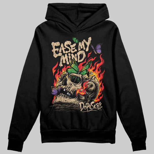 TAN Sneakers DopeSkill Hoodie Sweatshirt Ease My Mind Graphic Streetwear - Black