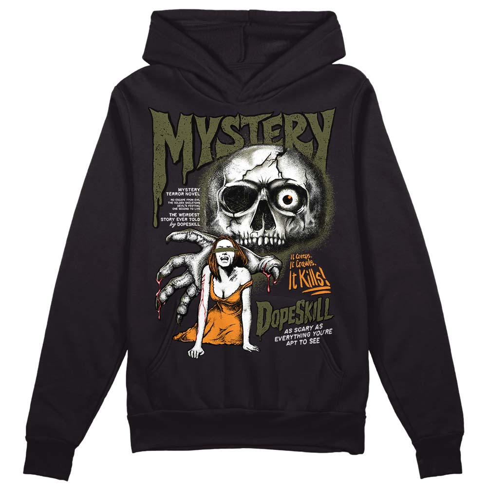 Jordan 5 "Olive" DopeSkill Hoodie Sweatshirt Mystery Ghostly Grasp Graphic Streetwear - Black