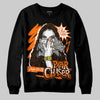 Orange Black White DopeSkill Sweatshirt NPC Graphic