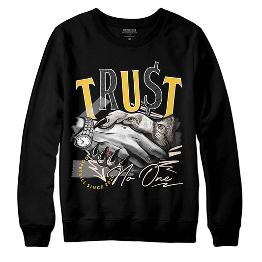 Jordan 4 "Sail" DopeSkill Sweatshirt Trust No One Graphic Streetwear - Black