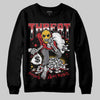 Jordan 14 Retro Ferrari (2025) DopeSkill Sweatshirt Threat Graphic Streetwear - Black