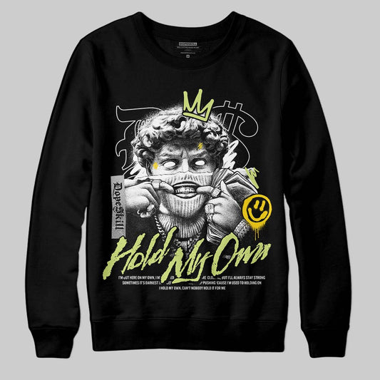 Jordan 5 “Luminous Green” DopeSkill Sweatshirt In My Way Graphic Streetwear - Black