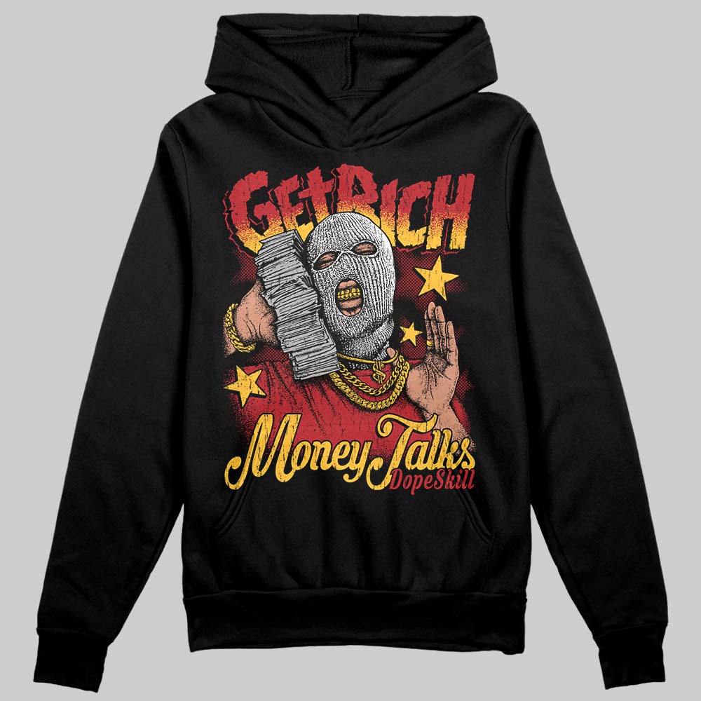 Jordan 14 Golf “Last Shot” DopeSkill Hoodie Sweatshirt Get Rich Graphic Streetwear - Black