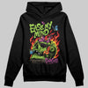 Neon Green Sneakers DopeSkill Hoodie Sweatshirt Ease My Mind Graphic Streetwear - Black