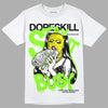 Neon Green Sneakers DopeSkill T-Shirt Stay It Busy Graphic Streetwear - White