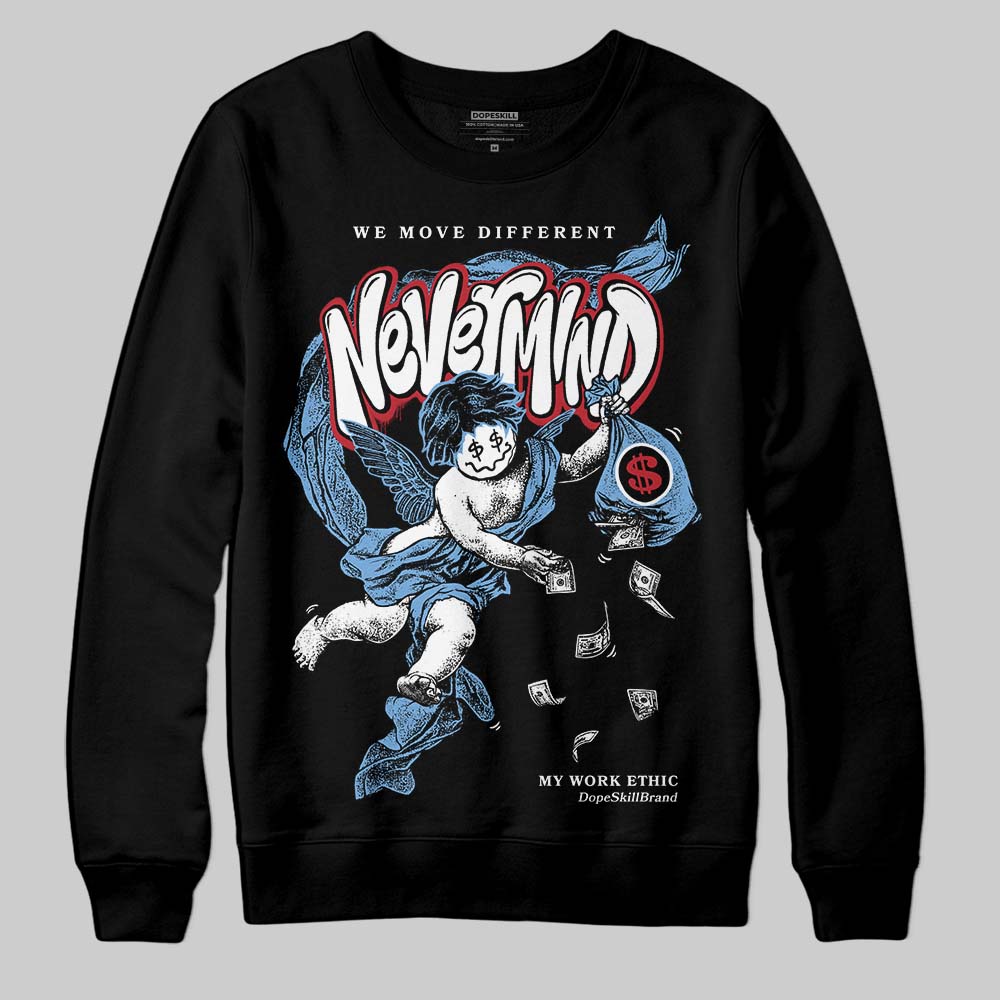 Jordan 12 Retro 'Melo' DopeSkill Sweatshirt Nevermind Graphic Streetwear - Black