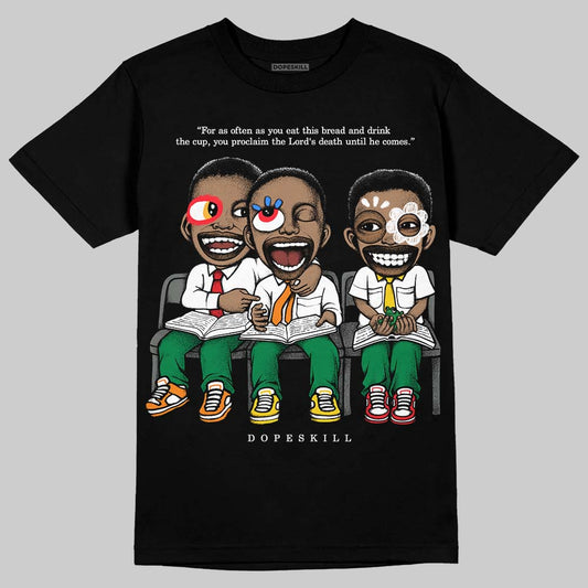 Jordan 5 “Lucky Green” DopeSkill T-Shirt First Sunday Graphic Streetwear - Black